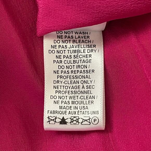 Carolina Herrera Open-Back Crepe Column Gown - Pink - Backless Dress - Size 2 - Picture 6 of 9